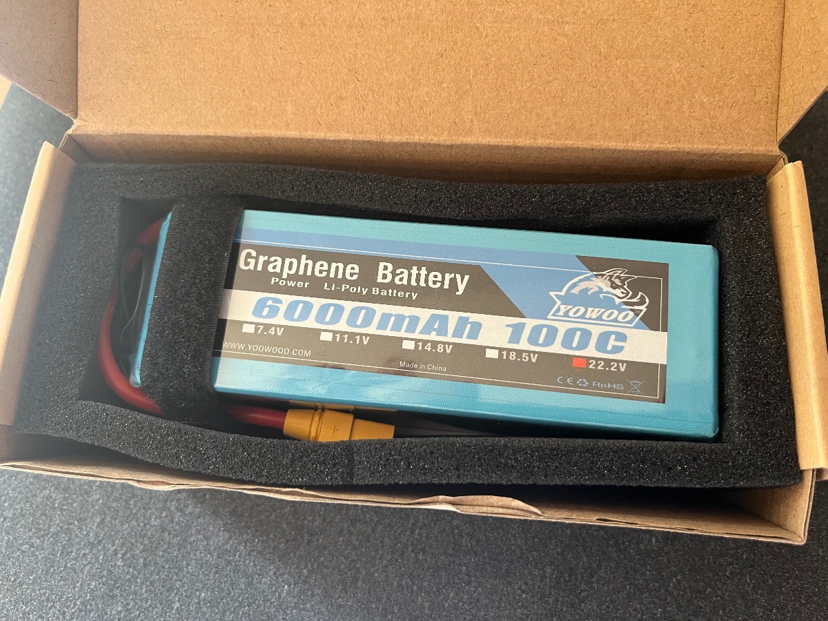 Yowoo Graphene LIPO 6000mAh 100C